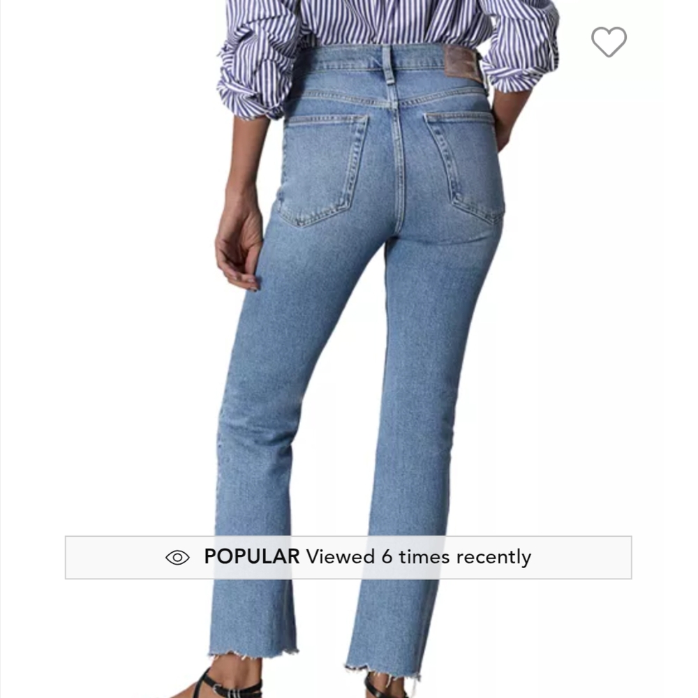 rag & bone peyton mid-rise bootcut jeans 27